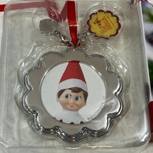 NEW Elf on the Shelf Keepsake Christmas Photo Holder Ornament Keepsake Frame 3"